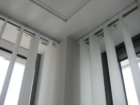 Verticale szyna z bliska